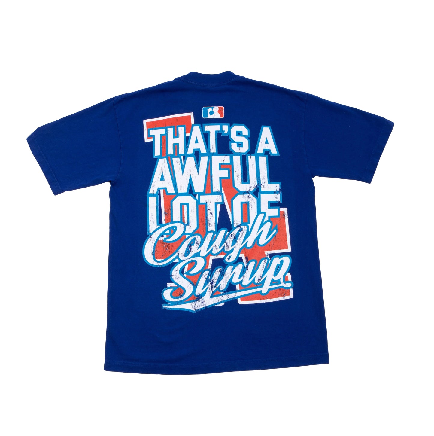 AWFUL LOT OF COUGH SYRUP DODGERS TEE BLUE