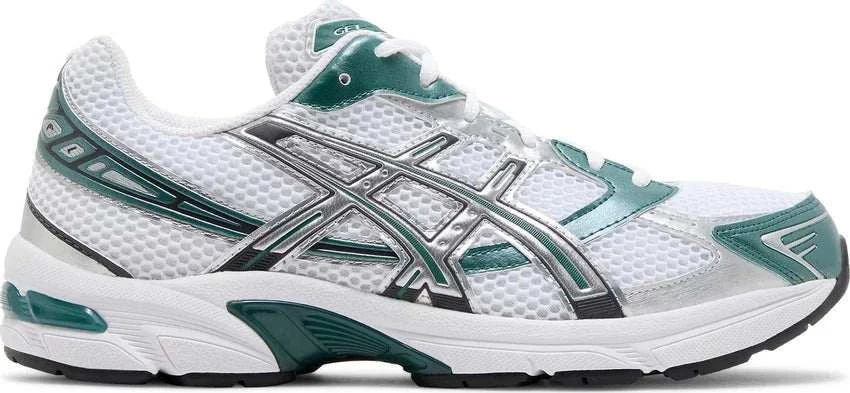 ASICS WHITE DARK NEPTUNE GEL 1130 sneaker in white and dark neptune colorway