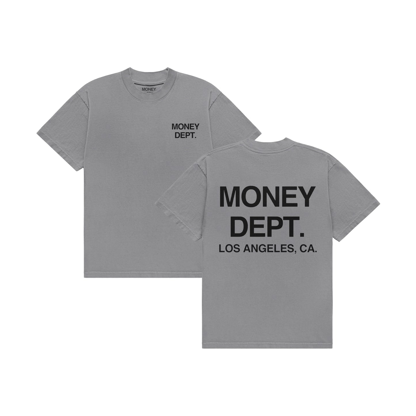 MONEY DEPT GREY/CLASSIC T-SHIRT