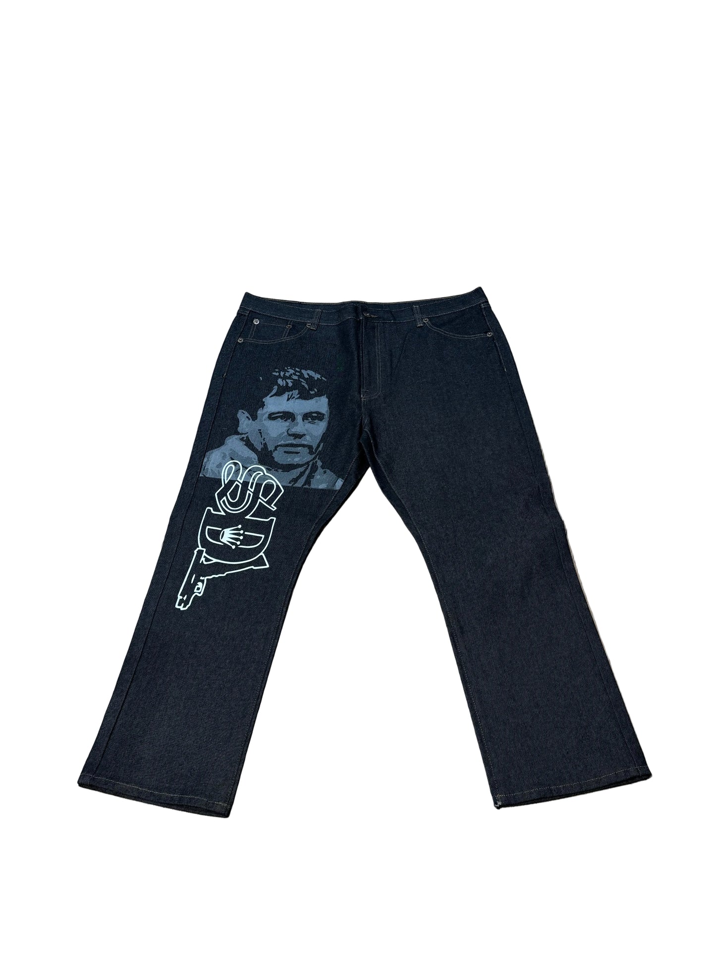 SKYS DA LIMIT EL CHAPO JEANS JET BLACK