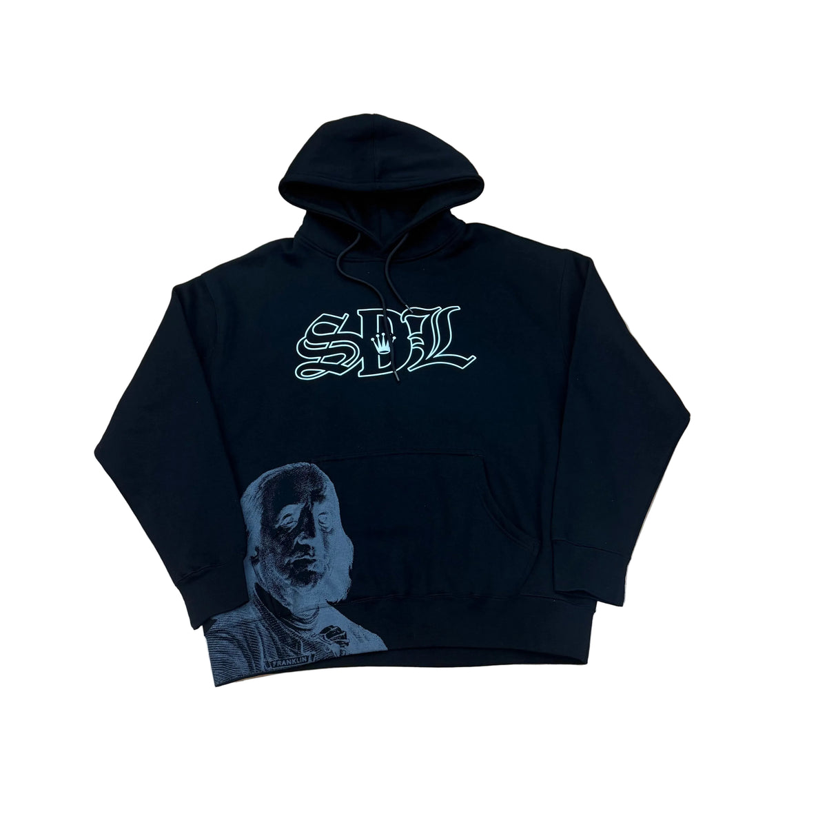 SKYS DA LIMIT BLACK/WHITE CHAPO HOODIE