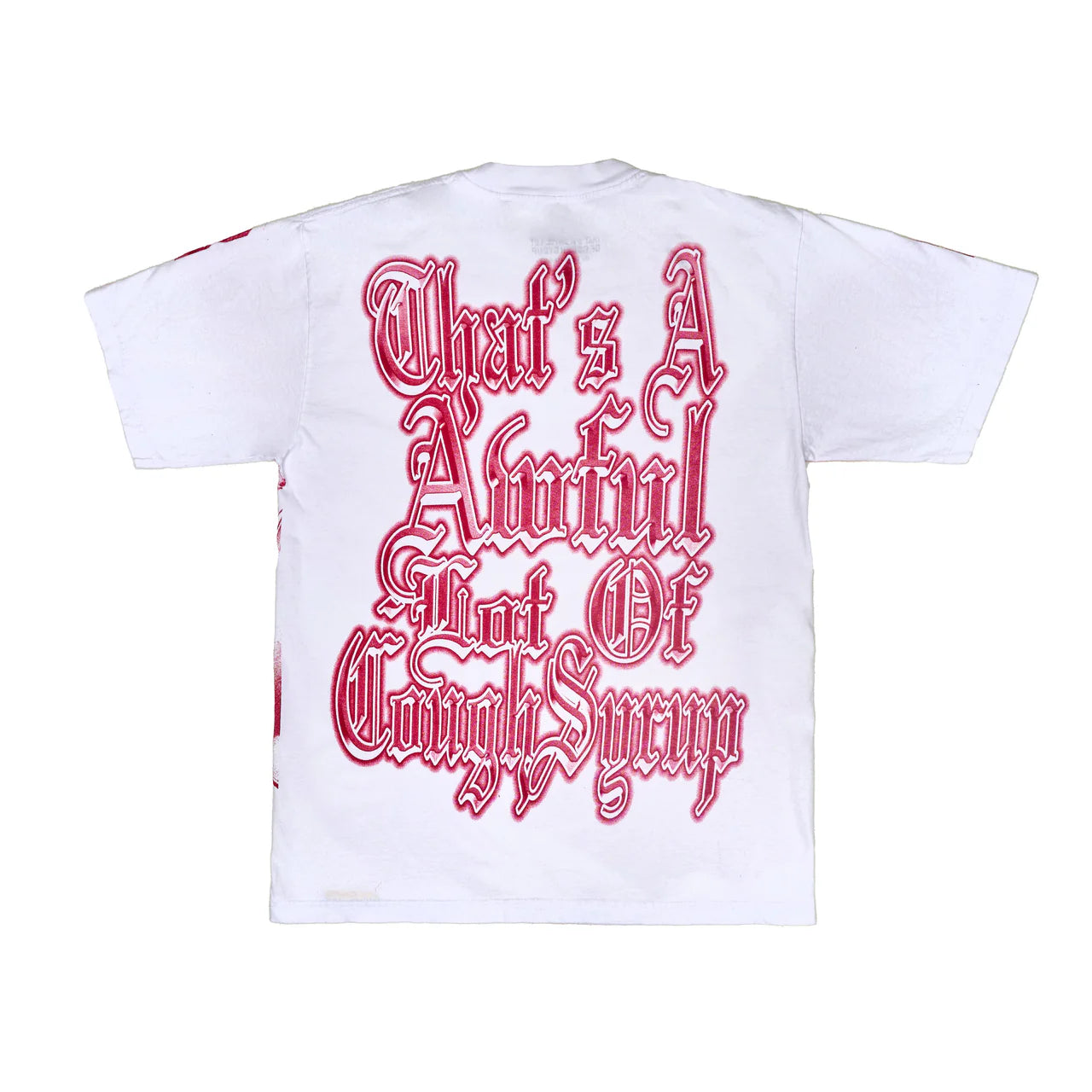 AWFUL LOT OF COUGH SYRUP CUPID TATTOO RED