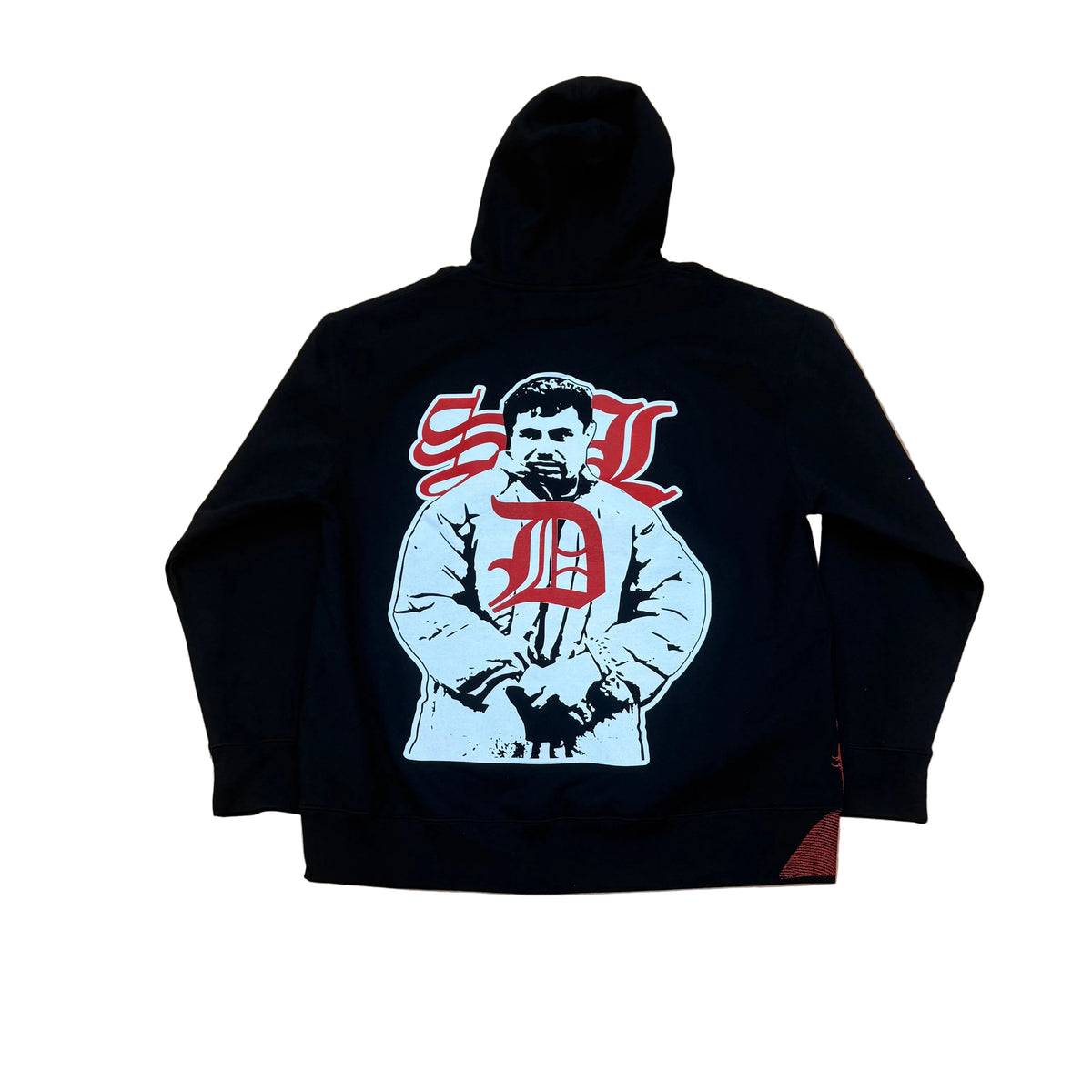 SKYS DA LIMIT BLACK/RED CHAPO HOODIE