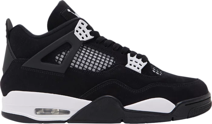 Jordan 4 White Thunder sneakers in clean white colorway showcasing versatile streetwear and basketball style