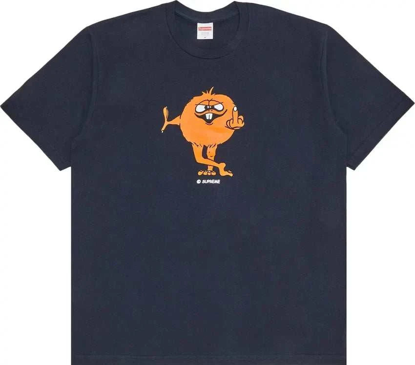 Supreme Camacho Black Tee in deep black with minimalist design, perfect for versatile layering and casual streetwear style