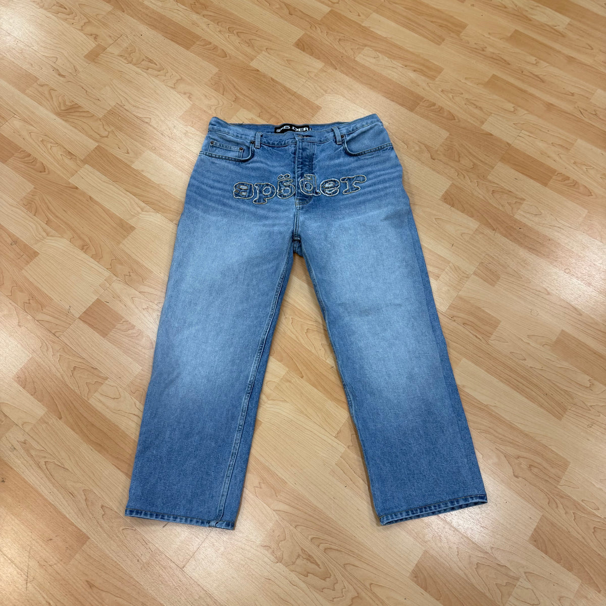 SP5DER LIGHT BLUE JEANS (LIGHTLY USED)