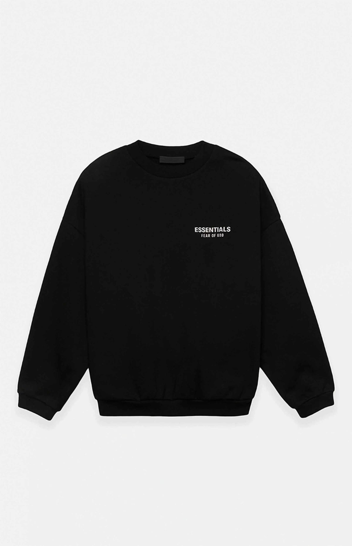 Essentials Crew Neck black and white two-tone crew neck sweater from FW24 collection