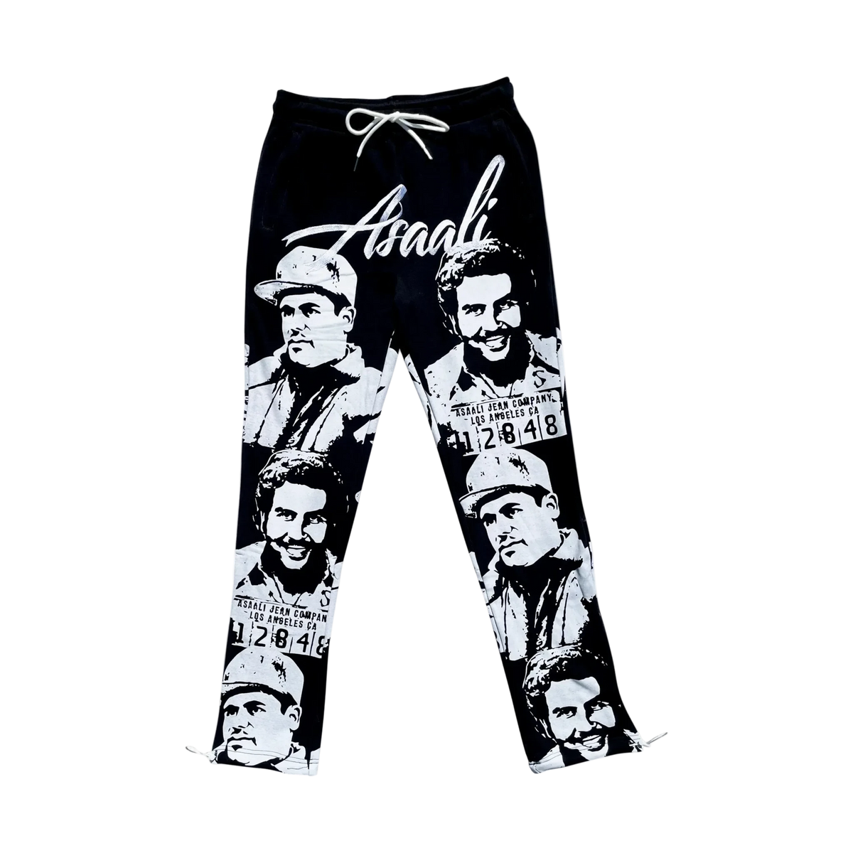 ASAALI OG CARTEL SWEATS in Oreo colorway streetwear sweatpants