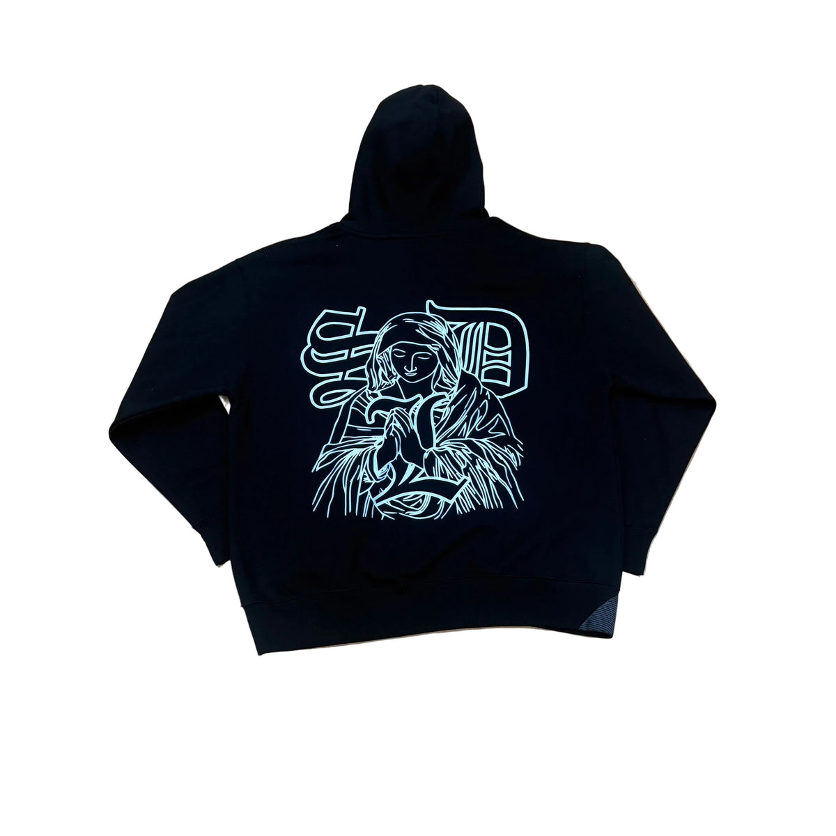 SKYS DA LIMIT BLACK/WHITE VIRGIN MARY HOODIE