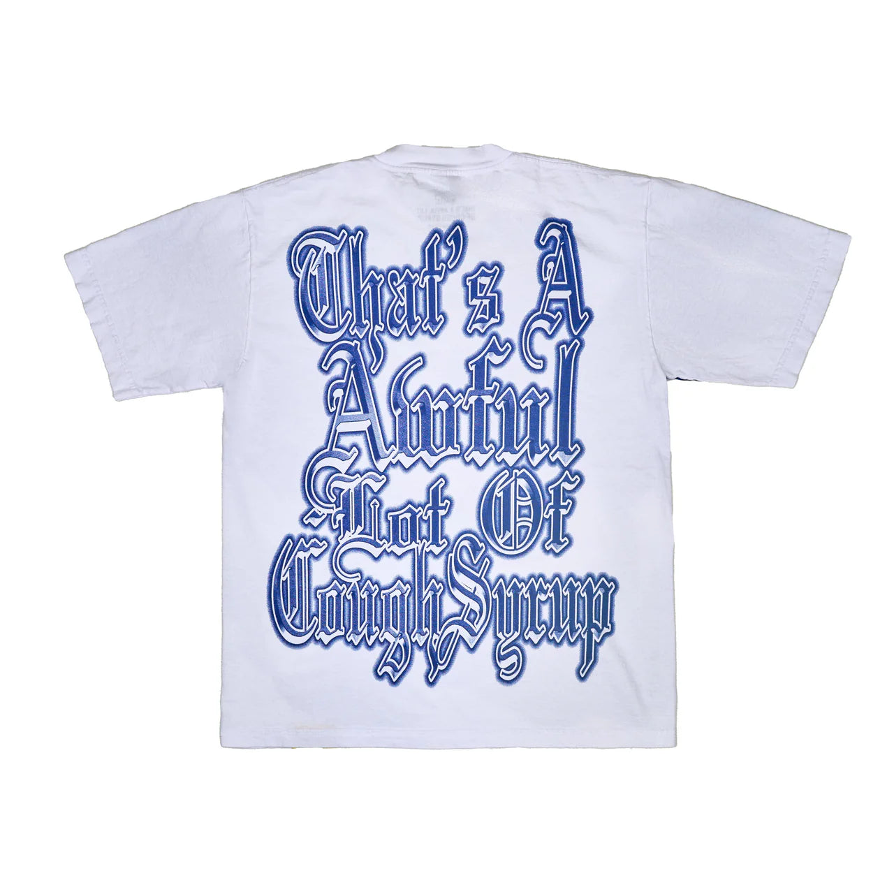 AWFUL LOT OF COUGH SYRUP CUPID TATTOO NAVY
