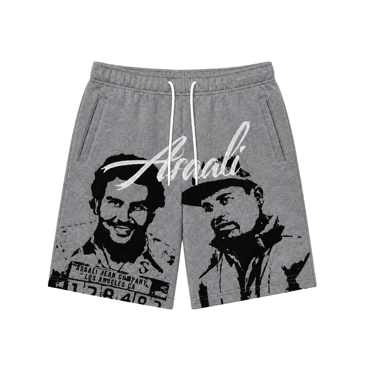 ASAALI GREY OG CARTEL SHORTS