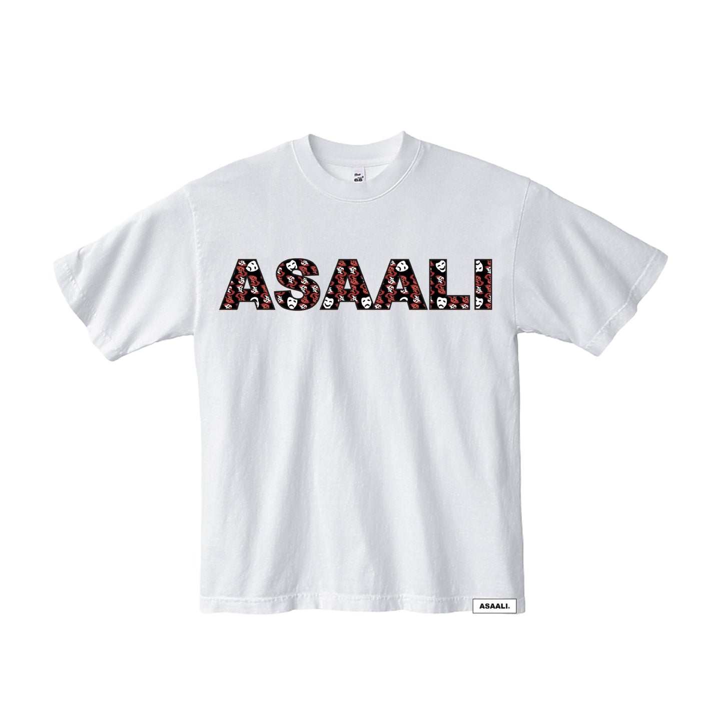 ASAALI 'BOGO RED' T-Shirt in bold red for casual and layered outfits