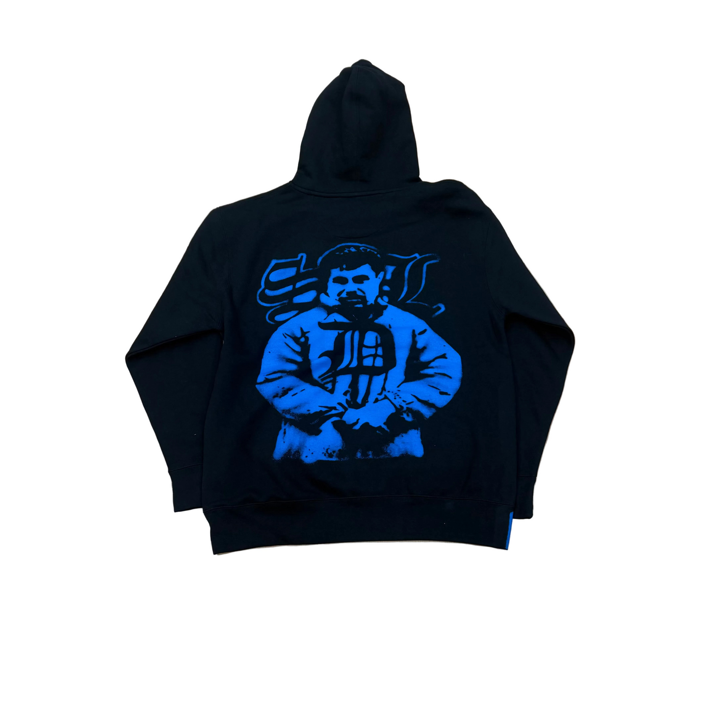 SKYS DA LIMIT BLUE CHAPO RHINESTONE HOODIE