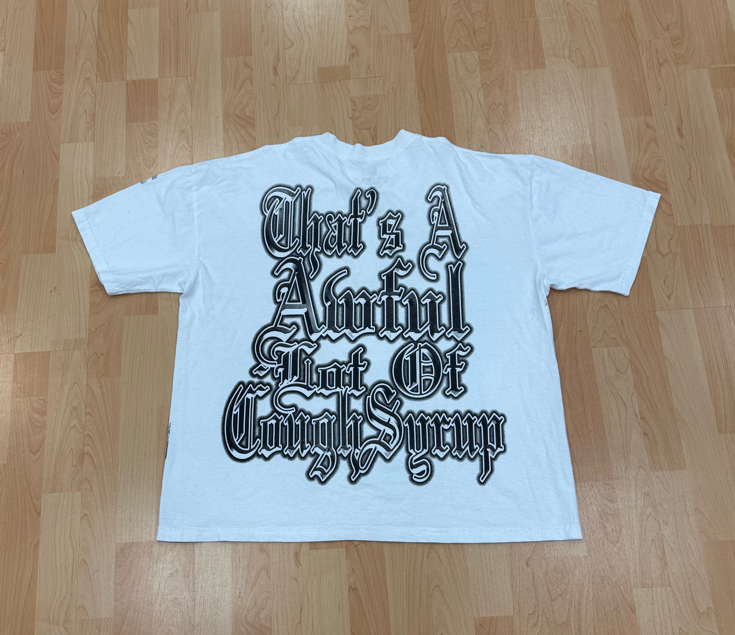 COUGH SYRUP CUPID TATTOO WHITE (USED)