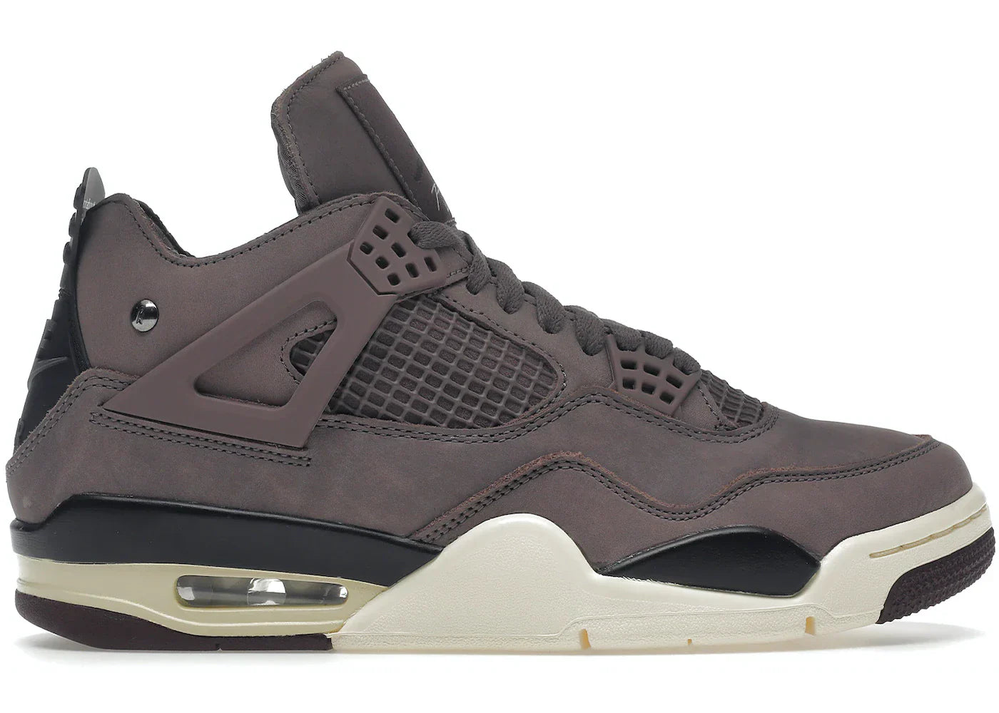 Jordan 4 Retro A Ma Maniére sneaker in Violet Ore colorway with classic silhouette and visible air sole unit