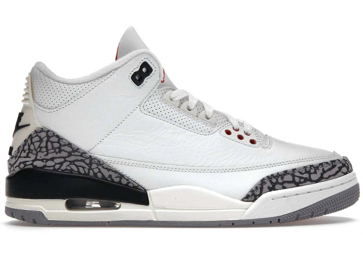 Jordan 3 Retro White Cement sneaker with classic silhouette and modern design elements
