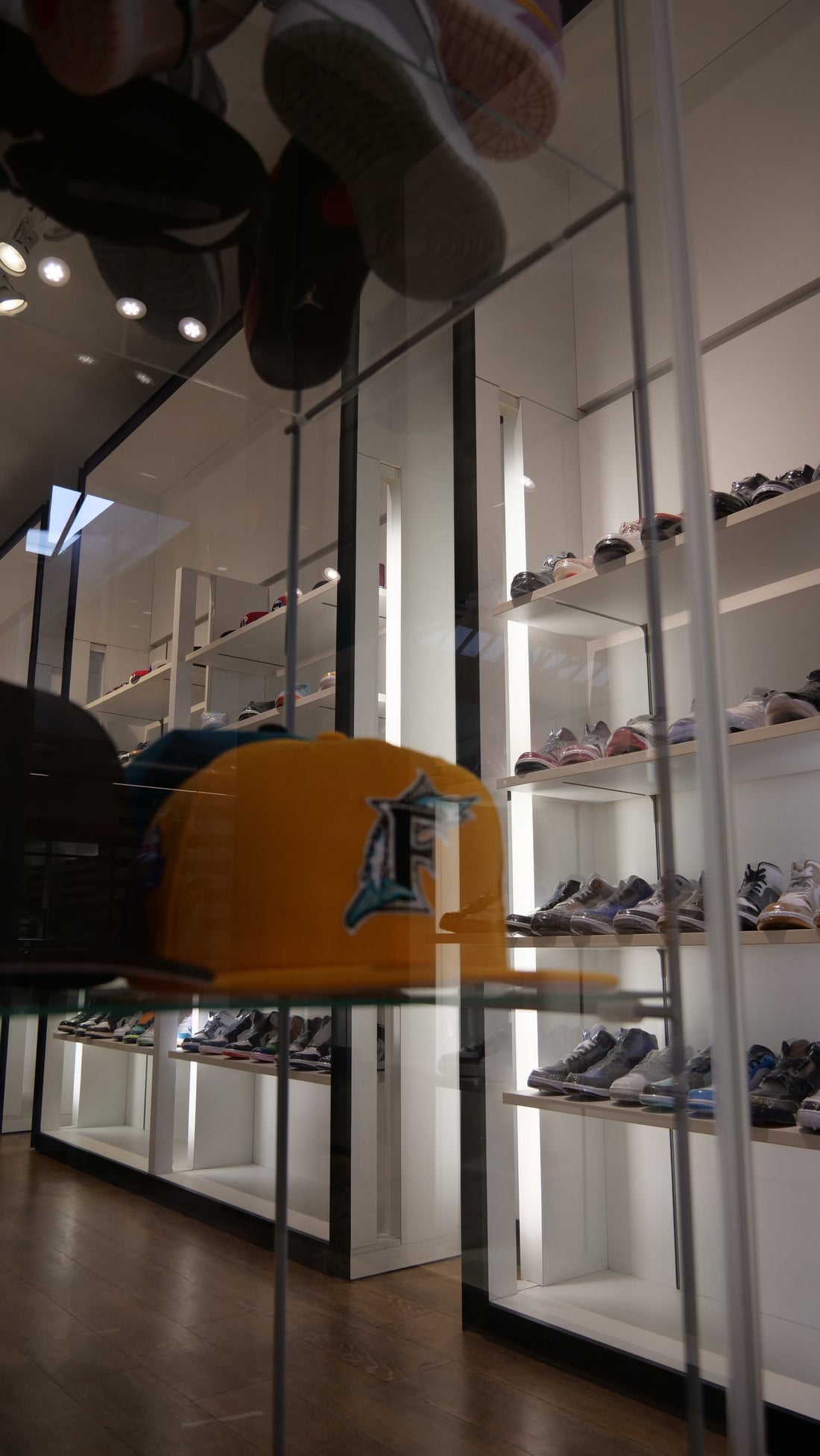 Exterior view of The Galleria Montclair streetwear clothing store with urban fashion branding