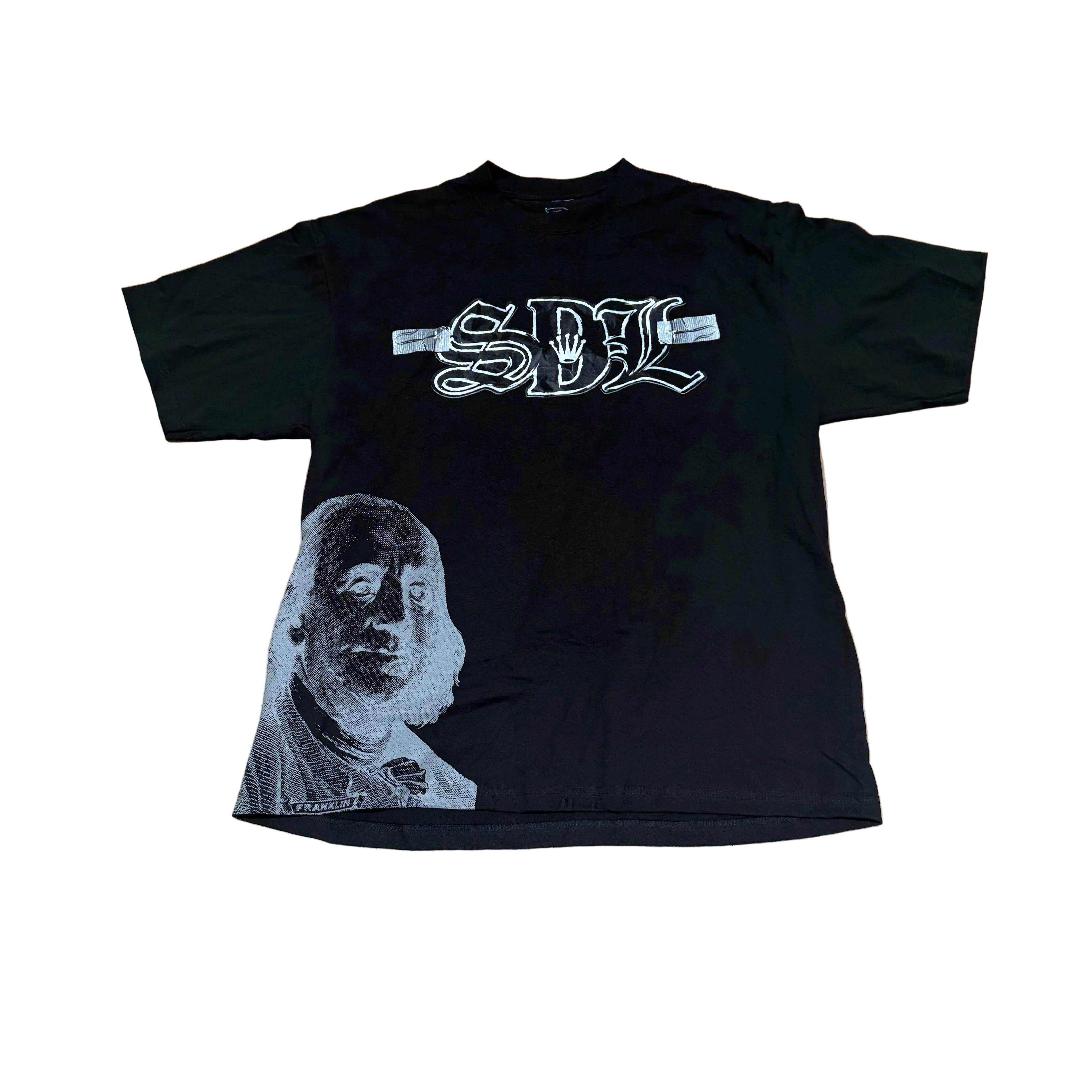 SKY DA LIMIT TAPE CHAPO BLACK TEE