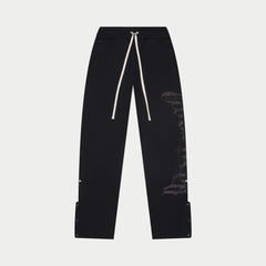 GODSPEED BLACK SATIN SWEATSUIT (TOP & BOTTOM)