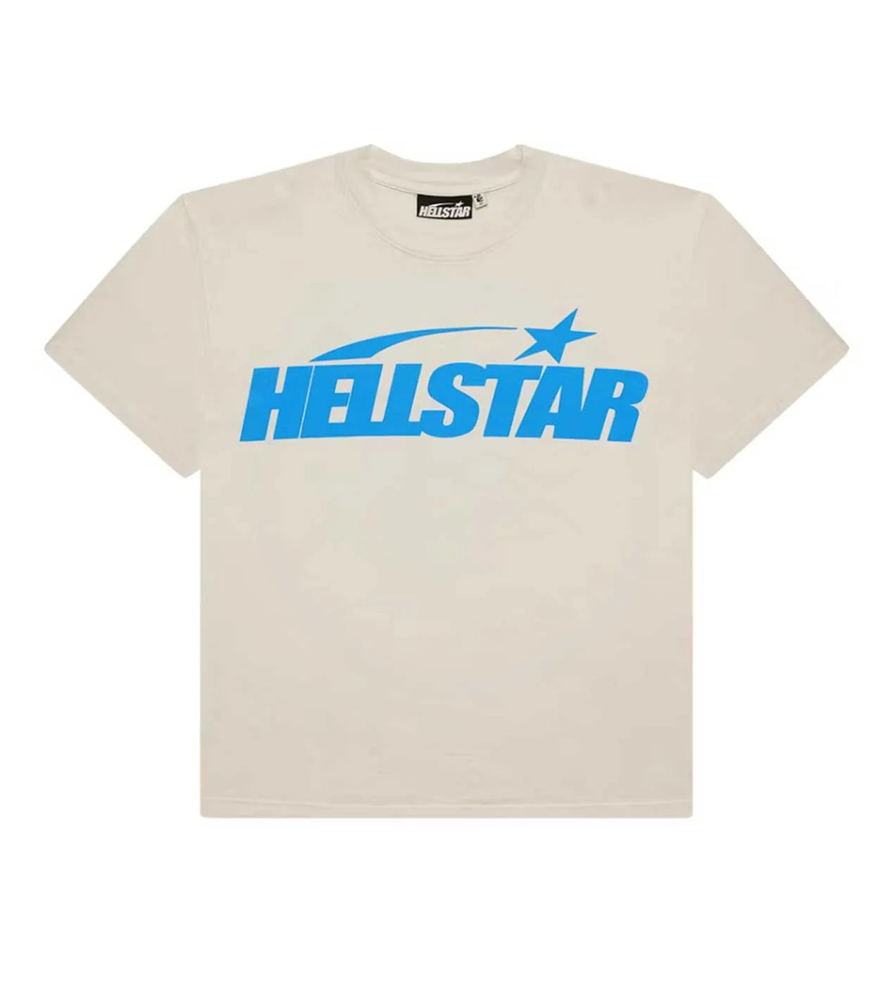 HELLSTAR CLASSIC CREAM/BLUE GEL TEE