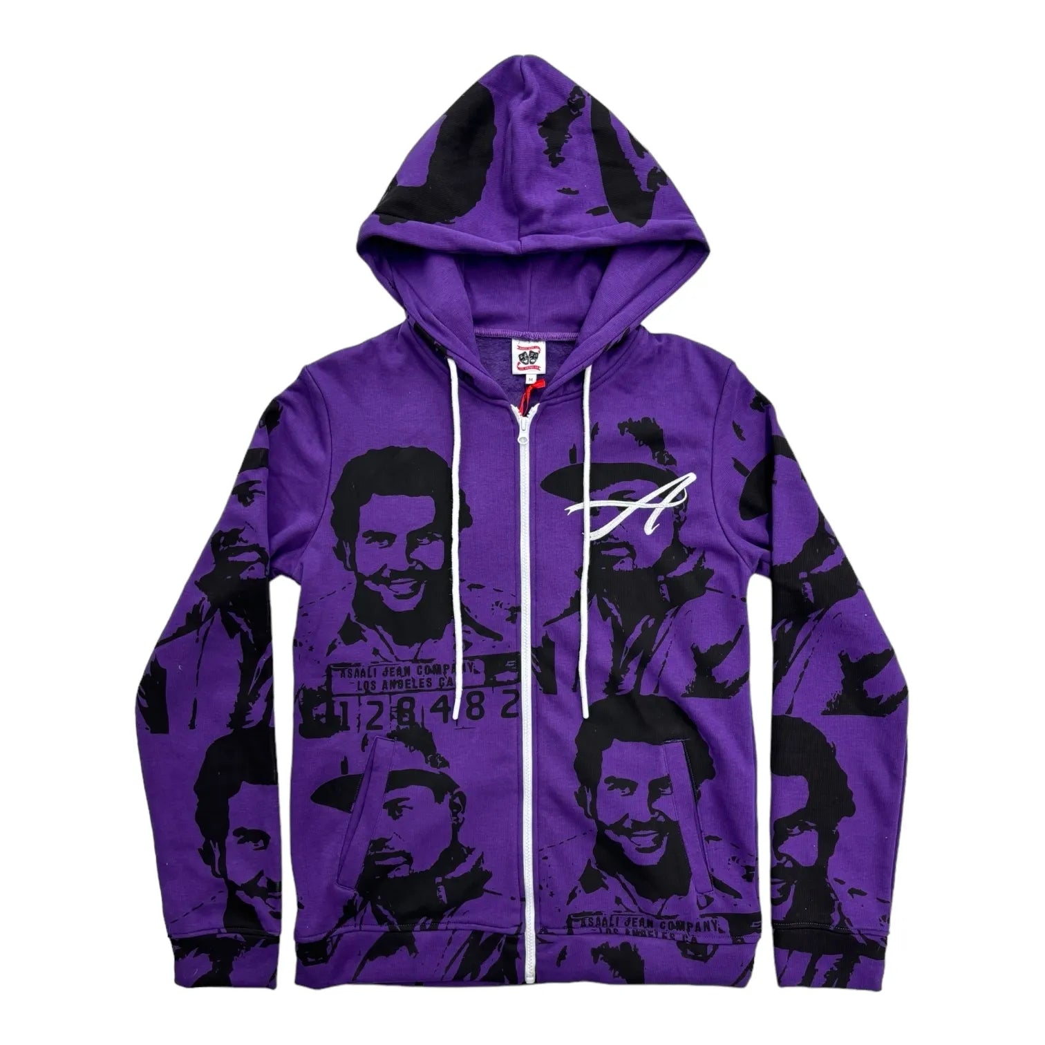 ASAALI SS24 OG CARTEL PURPLE HOODIE