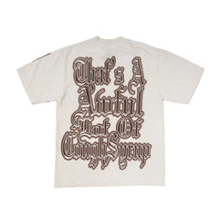 AWFUL LOT OF COUGH SYRUP CUPID TATTOO SHIRT (BROWN)