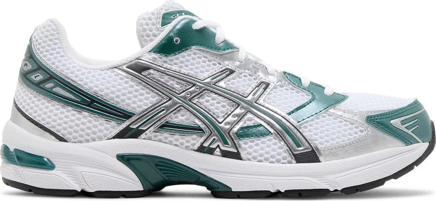ASICS WHITE DARK NEPTUNE GEL 1130 sneaker in white and dark neptune colorway
