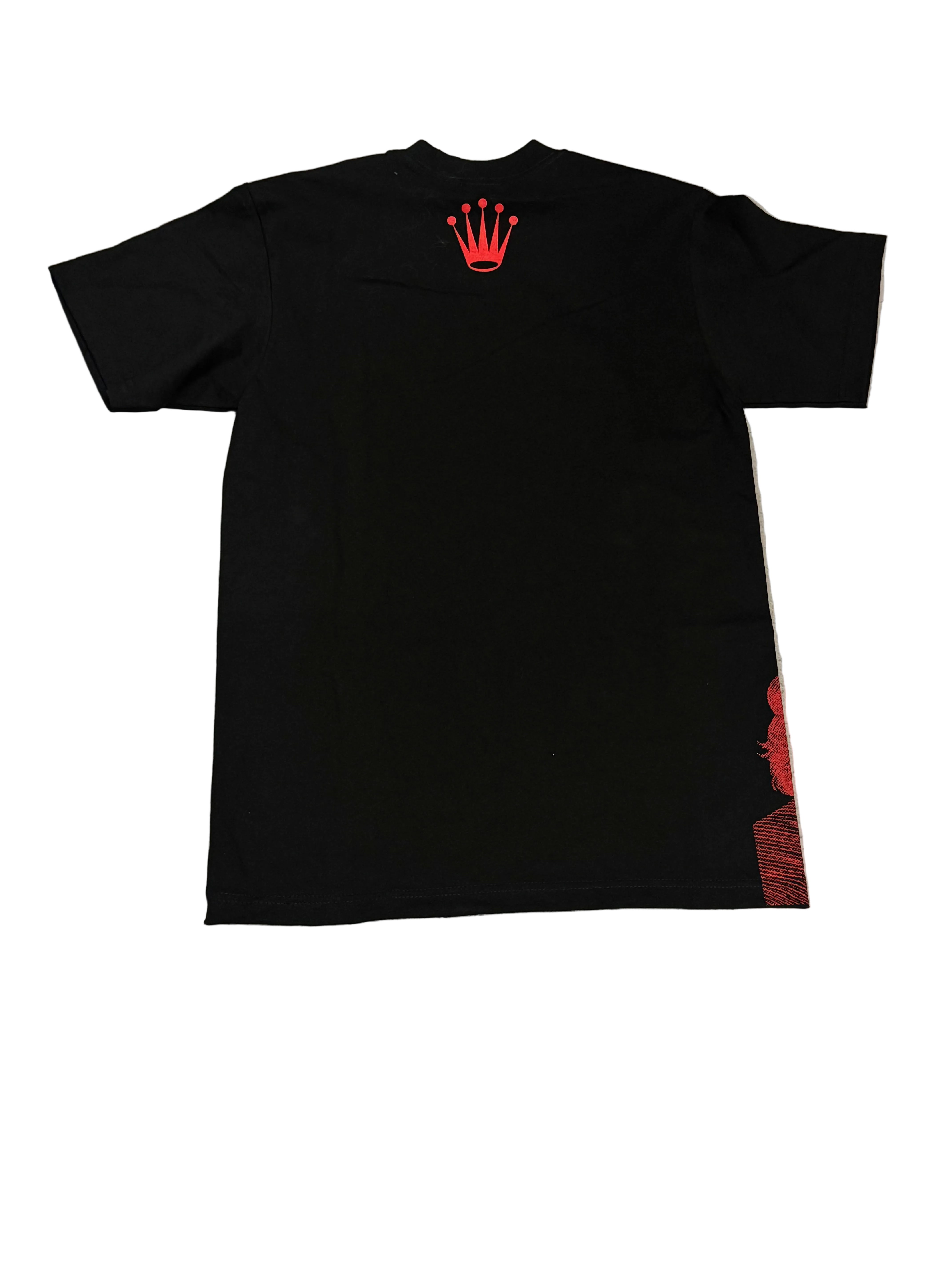 SKYS DA LIMIT RED/ BLACK RHINESTONE BENJAMIN T-SHIRT