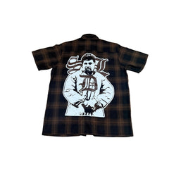 SKYS DA LIMIT BROWN CHAPO FLANNEL