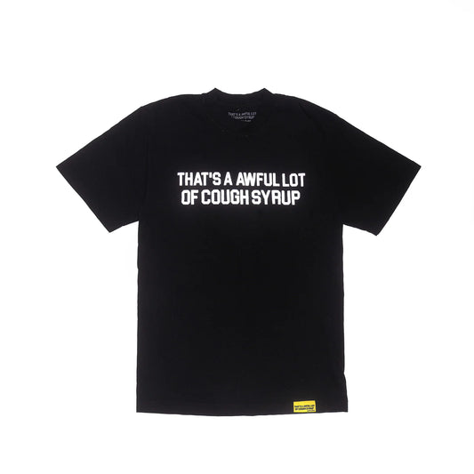 AWFUL LOT OF COUGH SYRUP CLASSIC T-SHIRT (BLACK)