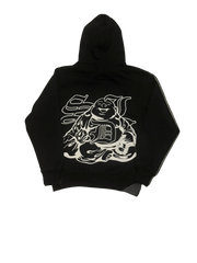 SKY DA LIMIT BLACK BUDDHA HOODIE