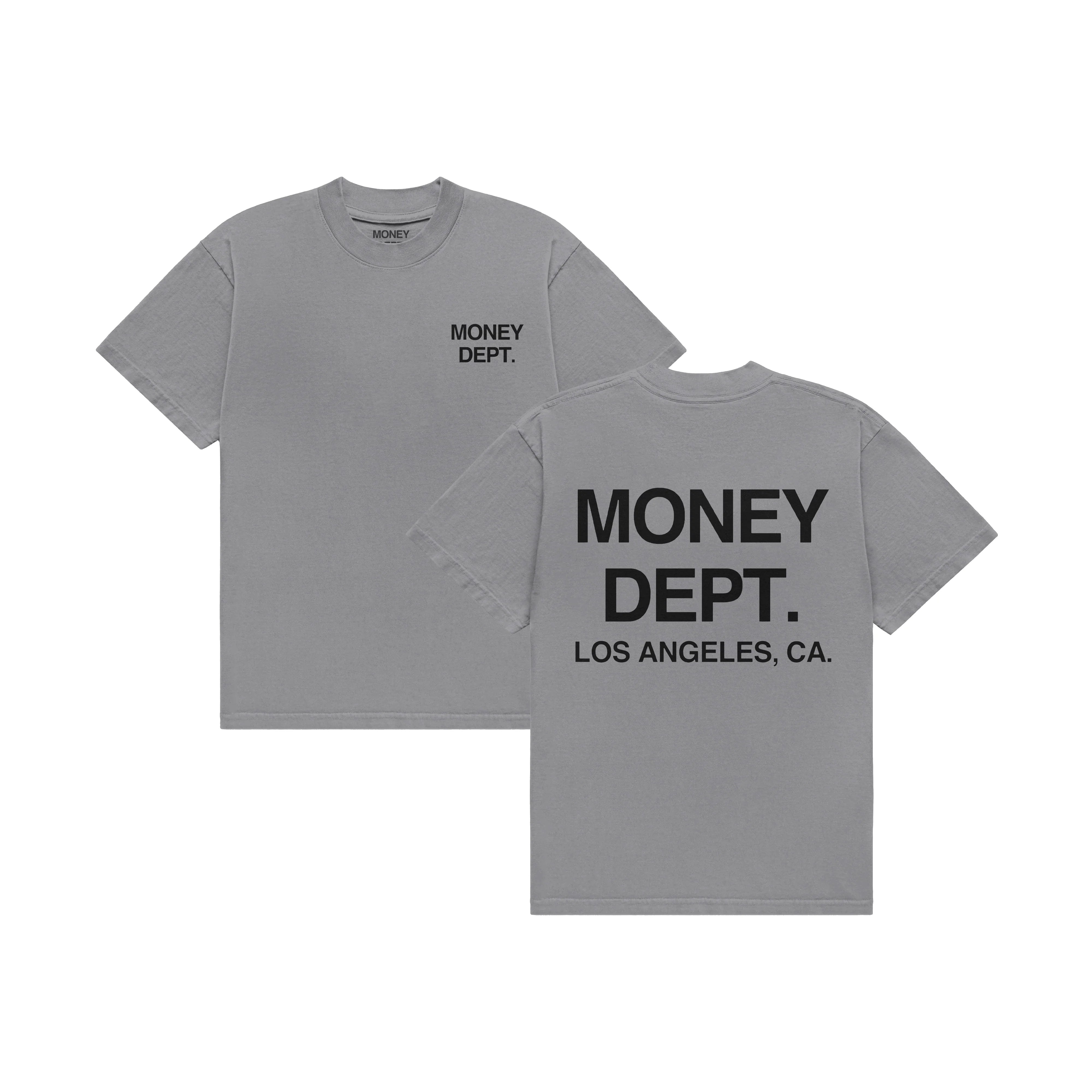 MONEY DEPT GREY/CLASSIC T-SHIRT