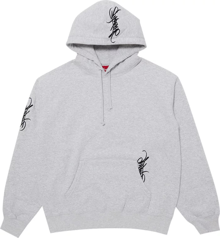 Supreme Tag Grey Hoodie