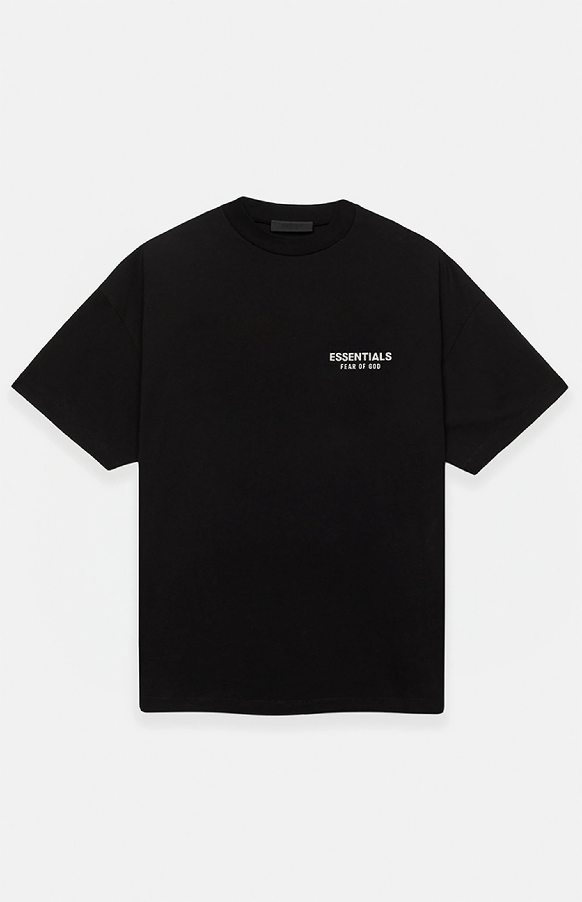 ESSENTIALS BLACK TEE SHIRT