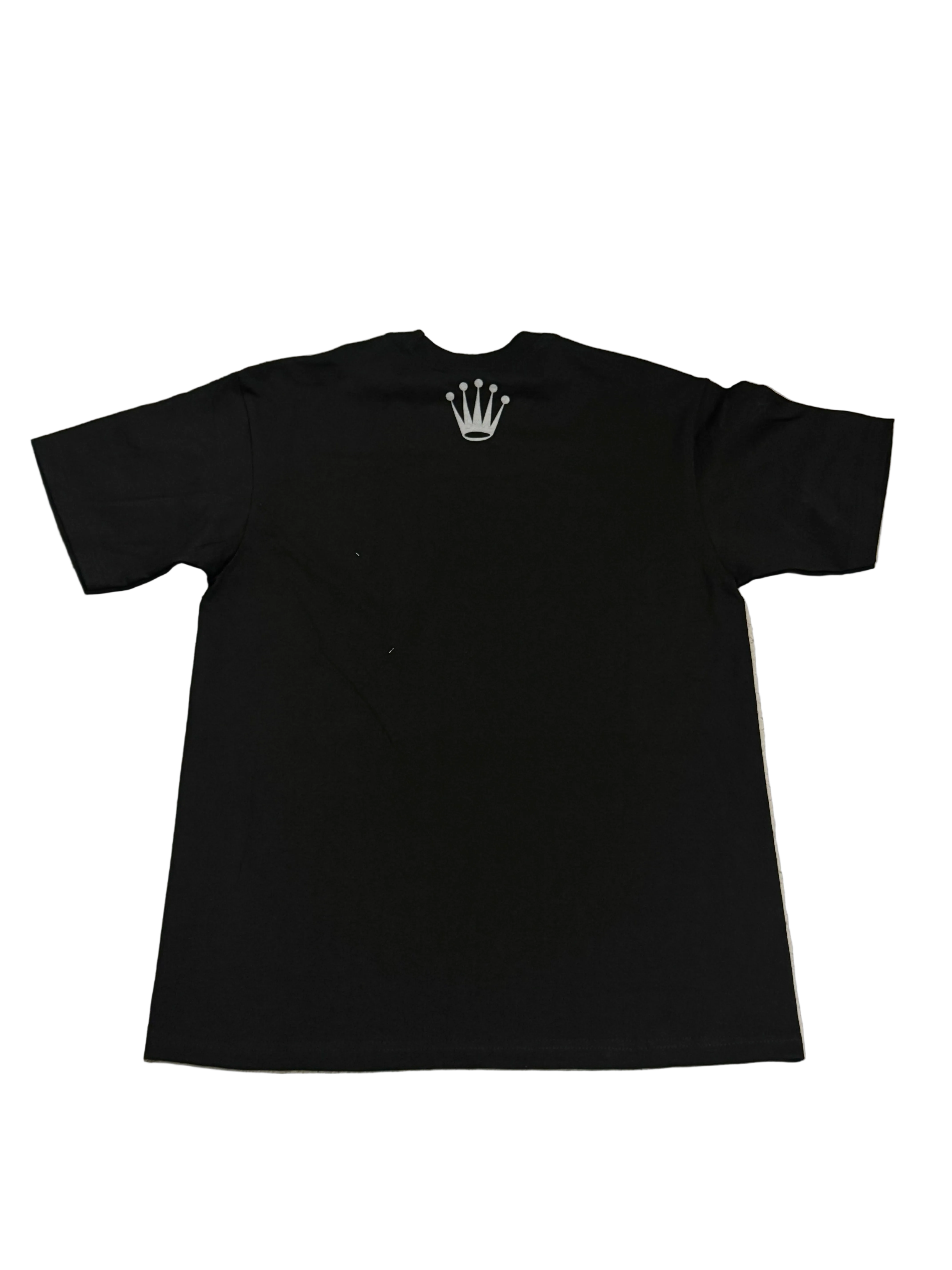 SKYS DA LIMIT GREY/ BLACK RHINESTONE T-SHIRT