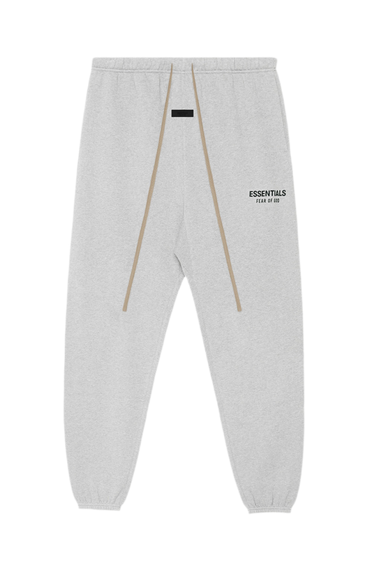 ESSENTIALS LIGHT HEATHER GREY SWEATPANTS