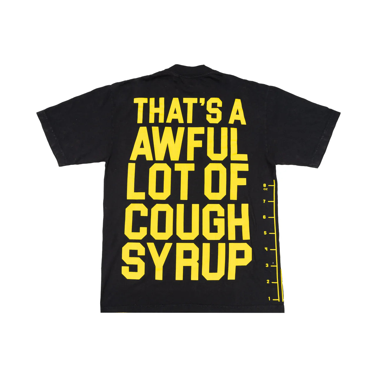 AWFUL LOT OF COUGH SYRUP CLASSIC SHIRT (BLACK/YELLOW)