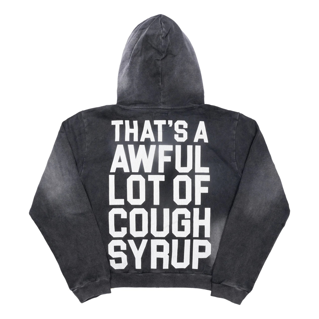 AWFUL LOT OF COUGH SYRUP SKELETON ZIP UP