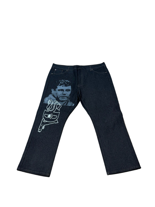 SKYS DA LIMIT EL CHAPO JEANS JET BLACK