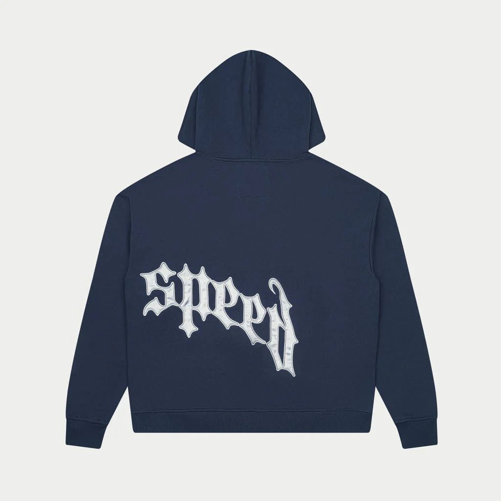 GODSPEED SWEATSUIT NAVY SILVER (TOP AND BOTTOM)