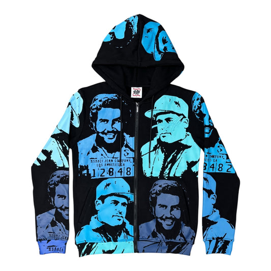ASAALI PANTONE CARTEL HOODIE "BLUE"