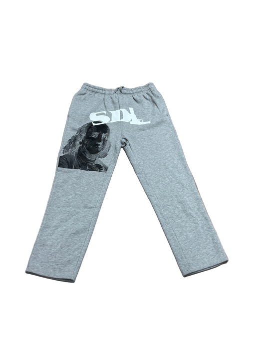 SKY DA LIMIT GREY/BLACK BENJAMIN SWEATPANTS