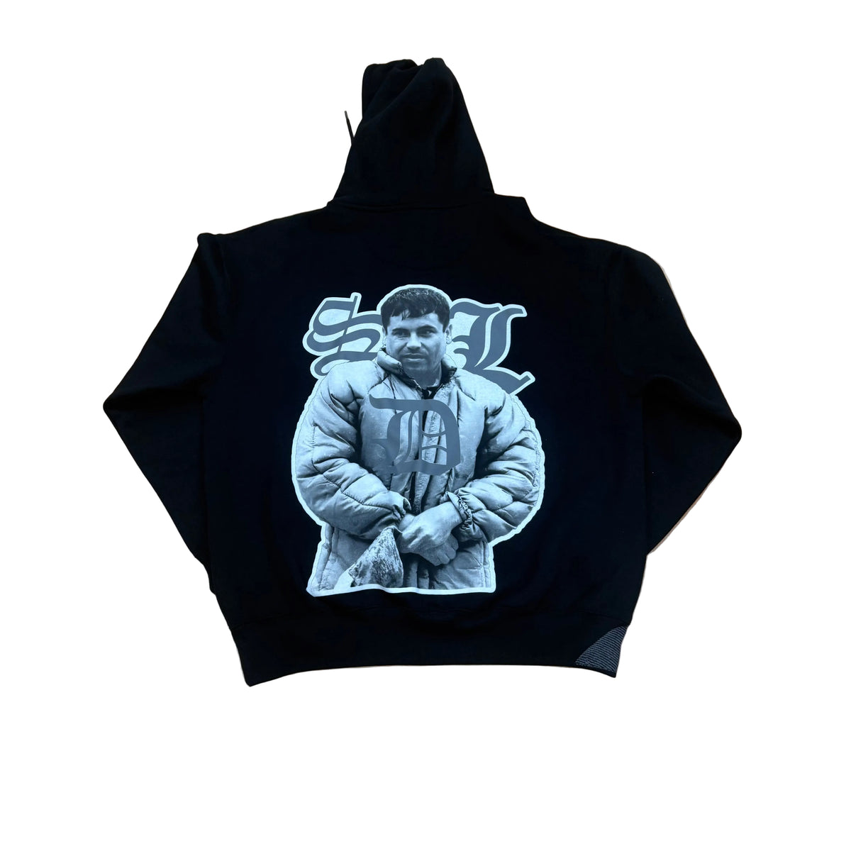 SKYS DA LIMIT BLACK/WHITE CHAPO HOODIE