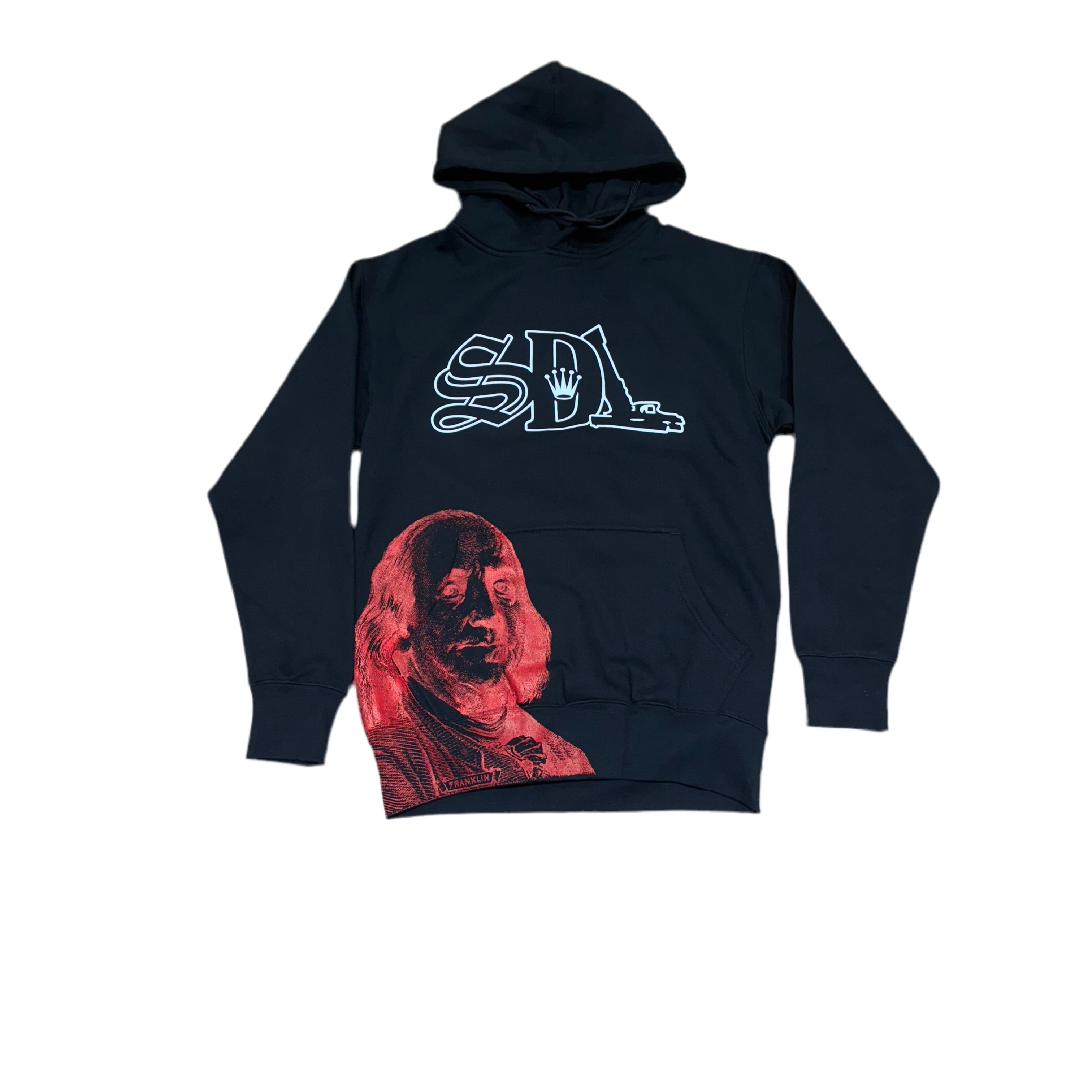 SKY DA LIMIT BLACK/RED CHAPO HOODIE