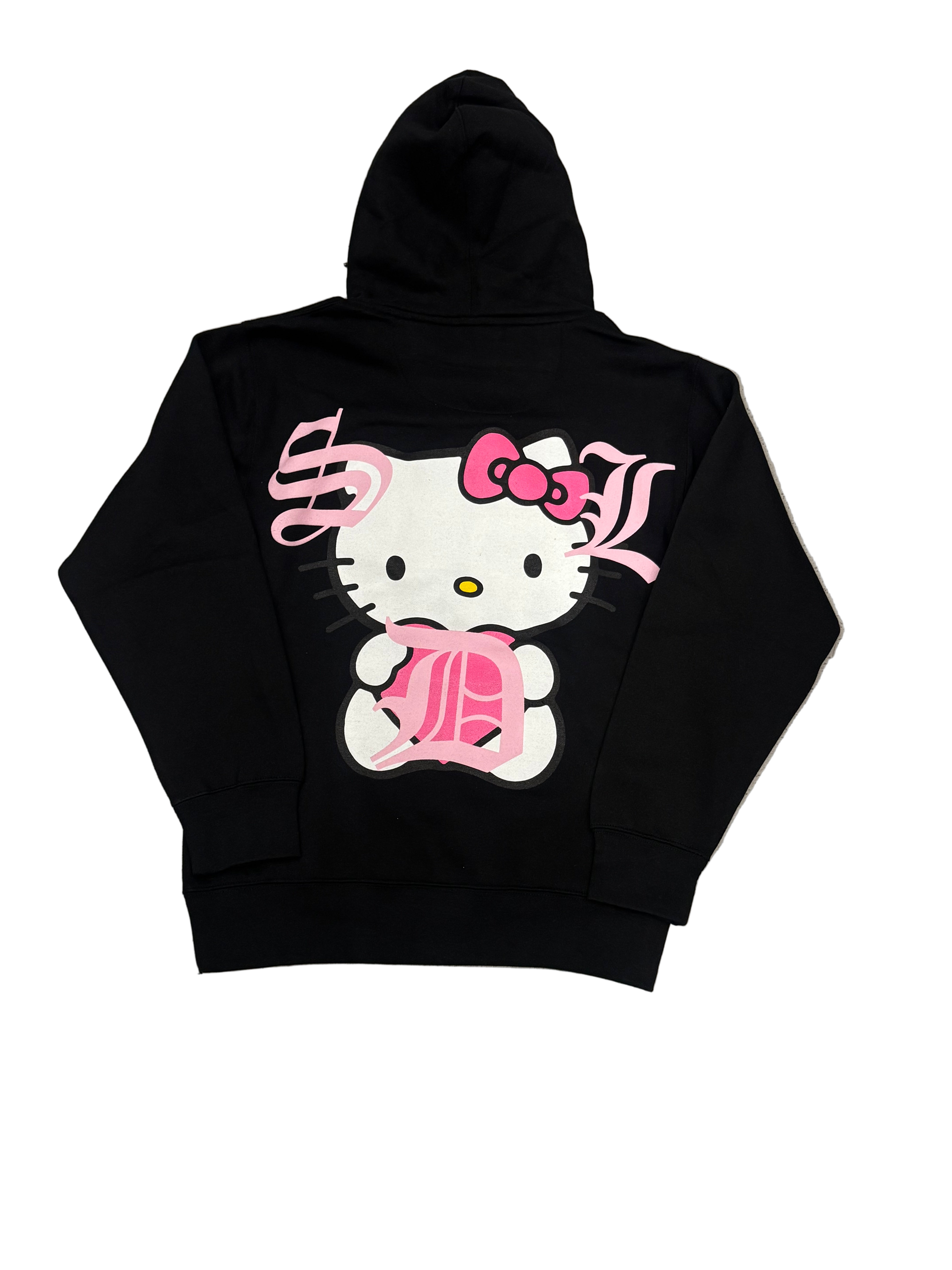 SKY DA LIMIT BLACK HELLO KITY V2 HOODIE