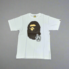 BAPE ONLINE WHITE TEE