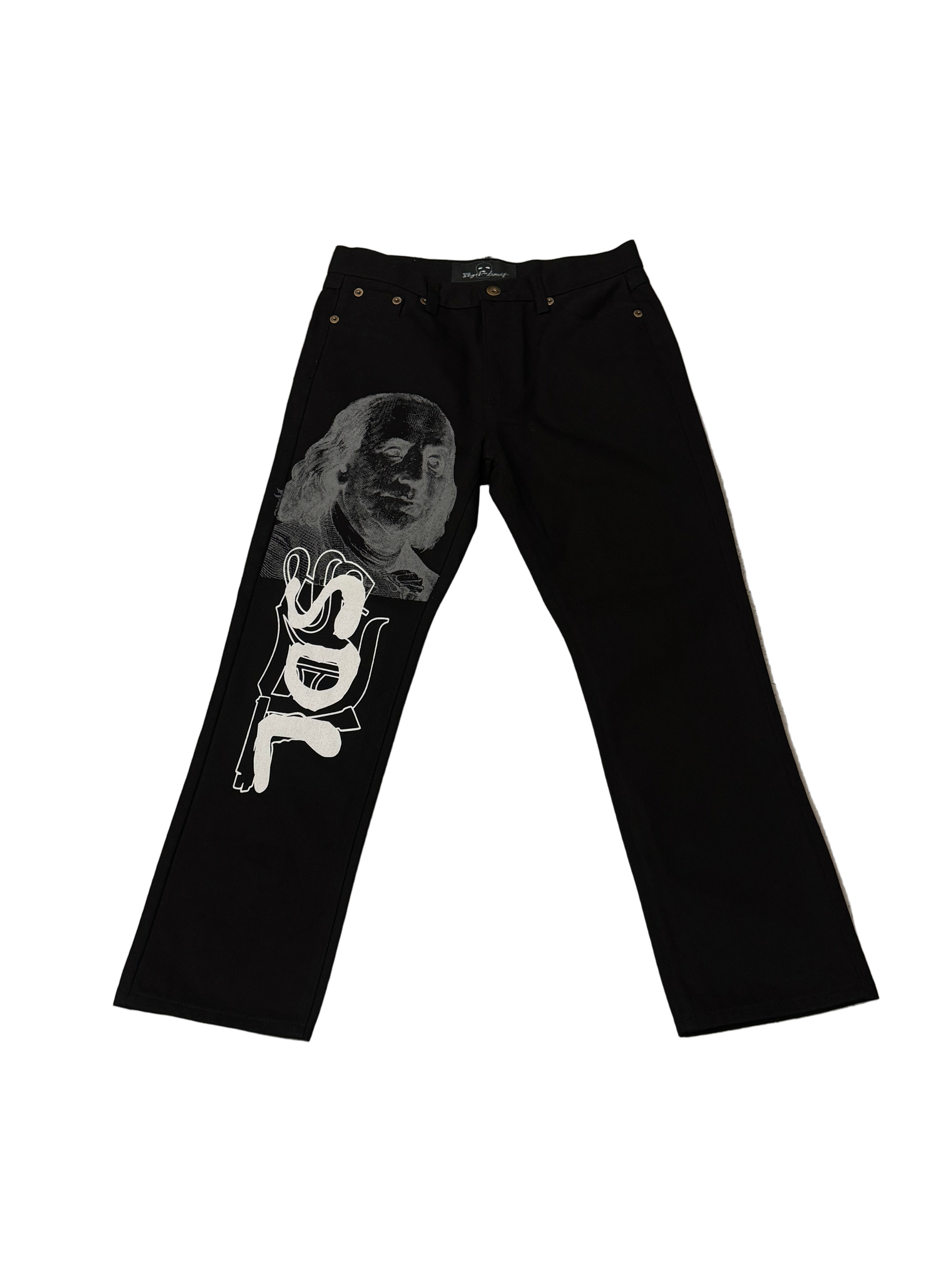 SKY DA LIMIT GREY/BLACK BENJAMIN JEANS V2