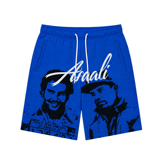 ASAALI BLUE OG CARTEL SHORTS