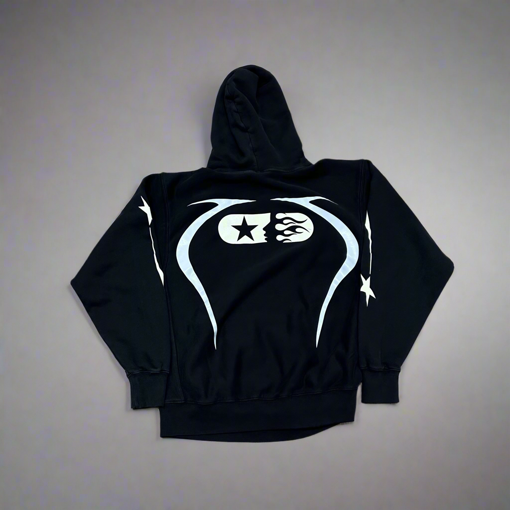 Hellstar Sports Jet Black Hoodie