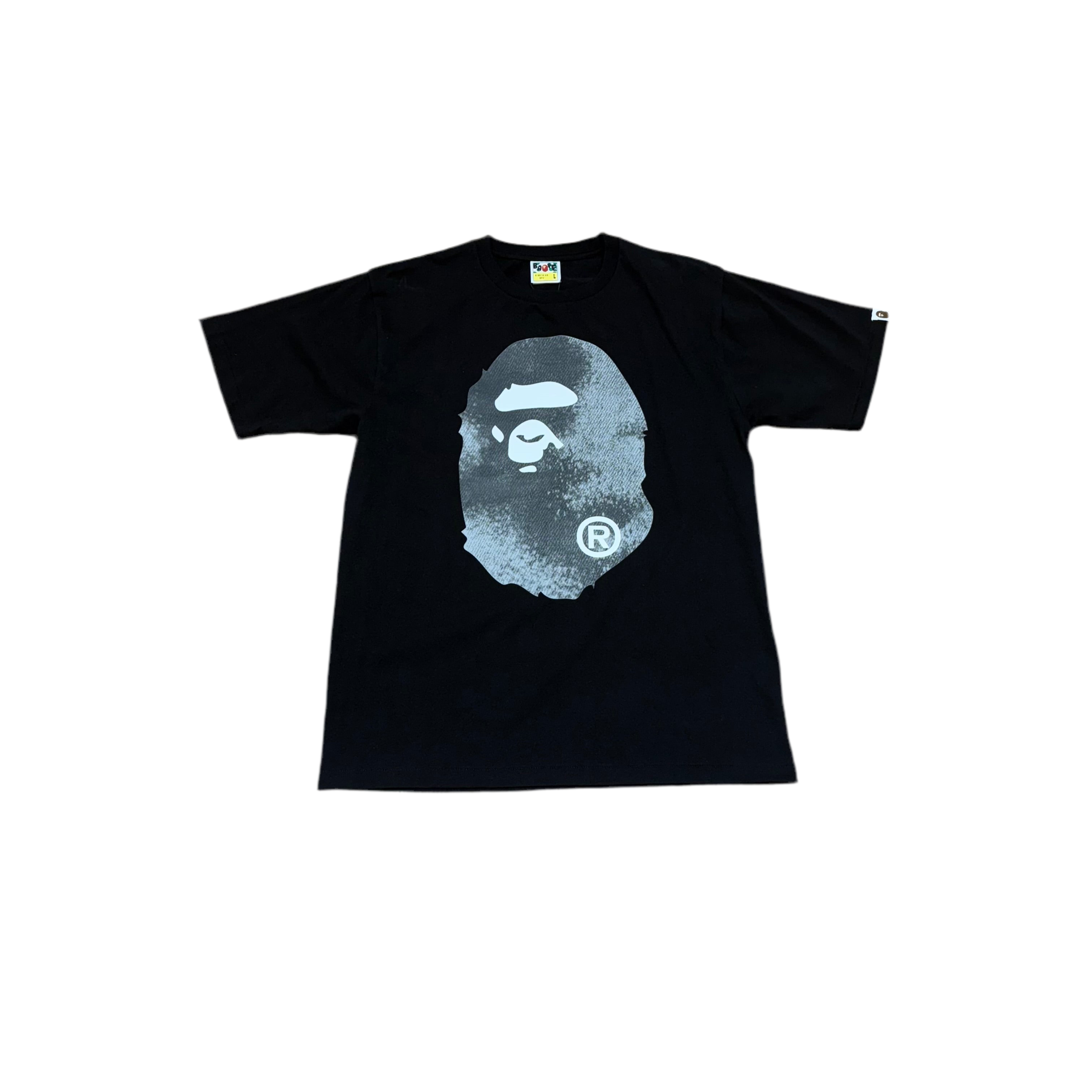 BAPE APE HEAD BLACK T-SHIRT